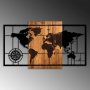 WALLXPERT Dekorativni drveni zidni pribor World Map 1 L - slika 4