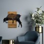 WALLXPERT Dekorativni drveni zidni pribor Leopard - slika 3