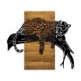 WALLXPERT Dekorativni drveni zidni pribor Leopard - slika 4