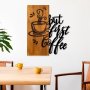 WALLXPERT Dekorativni drveni zidni pribor Coffee First - slika 2