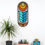 WALLXPERT Dekorativni drveni zidni pribor multicolor ART060 - slika 1