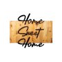 WALLXPERT Dekorativni drveni zidni pribor Home Sweet Home - slika 3