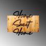 WALLXPERT Dekorativni drveni zidni pribor Home Sweet Home - slika 4
