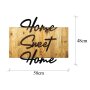 WALLXPERT Dekorativni drveni zidni pribor Home Sweet Home - slika 5