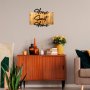 WALLXPERT Dekorativni drveni zidni pribor Home Sweet Home - slika 1