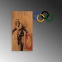 WALLXPERT Dekorativni drveni zidni pribor Banksy 14 - slika 5
