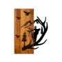 WALLXPERT Dekorativni drveni zidni pribor Deer and Mountain - slika 5