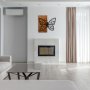WALLXPERT Dekorativni drveni zidni pribor Butterfly3 Metal Decor - slika 4