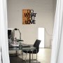 WALLXPERT Dekorativni drveni zidni pribor Do What You Love - slika 3