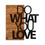 WALLXPERT Dekorativni drveni zidni pribor Do What You Love - slika 4