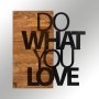 WALLXPERT Dekorativni drveni zidni pribor Do What You Love - slika 5