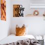 WALLXPERT Dekorativni drveni zidni pribor Do What You Love - slika 1