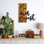 WALLXPERT Dekorativni drveni zidni pribor Be Our Guest - slika 1