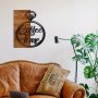 WALLXPERT Dekorativni drveni zidni pribor Canteen Metal Decor - slika 2