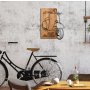 WALLXPERT Dekorativni drveni zidni pribor Nostalgic Scooter - slika 3