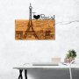 WALLXPERT Dekorativni drveni zidni pribor I Love You Paris - slika 4