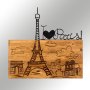 WALLXPERT Dekorativni drveni zidni pribor I Love You Paris - slika 5