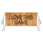 WALLXPERT Dekorativni drveni zidni pribor I Love Thıs Game - slika 5