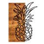 WALLXPERT Dekorativni drveni zidni pribor figura Ananas - slika 1