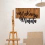 WALLXPERT Dekorativni drveni zidni pribor Hakung Matata Metal Decor - slika 3