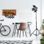 WALLXPERT Dekorativni drveni zidni pribor Hakung Matata Metal Decor - slika 4