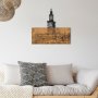 WALLXPERT Dekorativni drveni zidni pribor Alexandria Lighthouse - slika 4