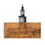 WALLXPERT Dekorativni drveni zidni pribor Alexandria Lighthouse - slika 1