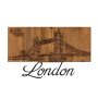 WALLXPERT Dekorativni drveni zidni pribor London - slika 1