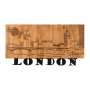 WALLXPERT Dekorativni drveni zidni pribor London v2 - slika 1