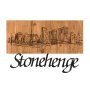 WALLXPERT Dekorativni drveni zidni pribor Stonehenge - slika 1