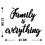 WALLXPERT Dekorativni drveni zidni pribor Family Is Everything - slika 3