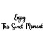 WALLXPERT Ekorativni drveni zidni pribor Enjoy This Sweet Moment - slika 2