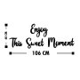 WALLXPERT Ekorativni drveni zidni pribor Enjoy This Sweet Moment - slika 3
