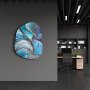 WALLXPERT Dekorativna slika od kaljenog stakla Blue Marble 65 x 50 - slika 2