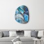 WALLXPERT Dekorativna slika od kaljenog stakla Blue Marble 65 x 50 - slika 5