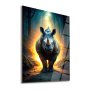 WALLXPERT Dekorativna slika od kaljenog stakla Titan 30 x 43 - slika 1