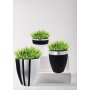 WALLXPERT Decorative Pot Pietra 3 Black Grey - slika 1