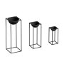 WALLXPERT Decorative Pot crna saksija GED 019 - slika 2