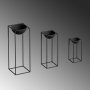 WALLXPERT Decorative Pot crna saksija GED 019 - slika 3