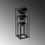 WALLXPERT Decorative Pot crna saksija GED 019 - slika 4