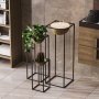 WALLXPERT Decorative Pot crno - zlatne saksije GED 019 A - slika 2