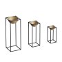 WALLXPERT Decorative Pot crno - zlatne saksije GED 019 A - slika 4