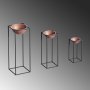WALLXPERT Decorative Pot crno - bakar saksije GED 019 B - slika 3