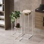 WALLXPERT Decorative Pot belo - zlatne saksije GED 019 C - slika 3