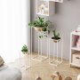 WALLXPERT Decorative Pot belo - zlatne saksije GED 019 C - slika 4