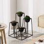 WALLXPERT Decorative Pot crne metalne saksije GED 018 - slika 3
