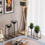 WALLXPERT Decorative Pot crne metalne saksije GED 018 - slika 4