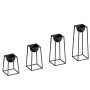 WALLXPERT Decorative Pot crne metalne saksije GED 018 - slika 1