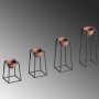 WALLXPERT Decorative Pot crno bakarne saksije GED 018 B - slika 5