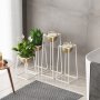 WALLXPERT Decorative Pot belo - zlatne saksije GED 018 C - slika 3